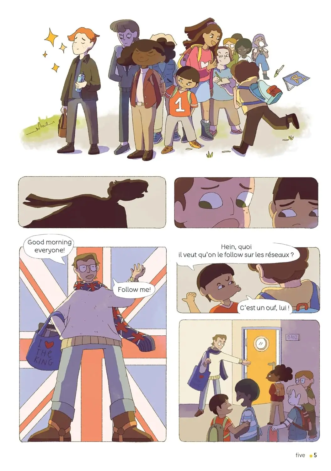 Panic in London! - Collection Bubble up : les BD pour apprendre et réviser l'anglais / niveau débutant (A1 / A2) - Cahier de l'élève - 9782095034801 - page intérieure 1