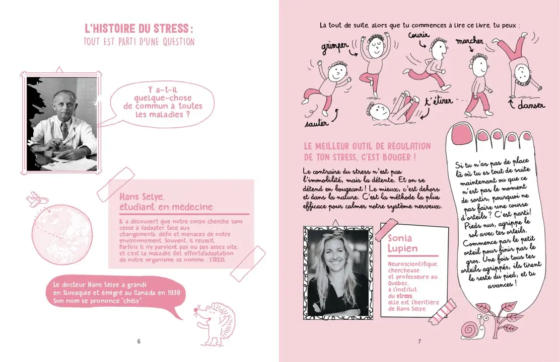 Quand mon coeur bat trop fort - Comprendre, apprivoiser et apaiser le stress - C'est ma vie - Dès 6 ans - Livre documentaire - 9782095042912 - page interieure 1