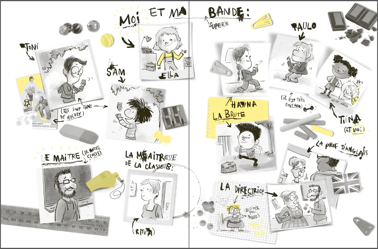 Moi et ma super bande - La machine magique - Aventures et fous rires à l'école ! - Dès 7 ans - Roman - 9782095049256 - page-interieure 1
