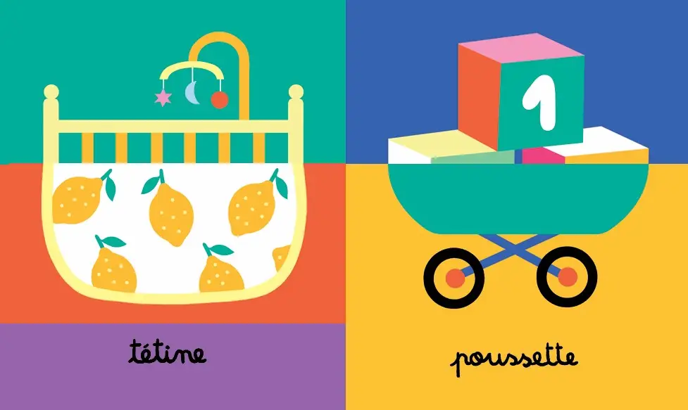 Bébé - Collection Minimix - Un premier livre à manipuler dans l'univers des tout-petits - Dès 1 an - Livre d'éveil - 9782095058500 - page interieure 1
