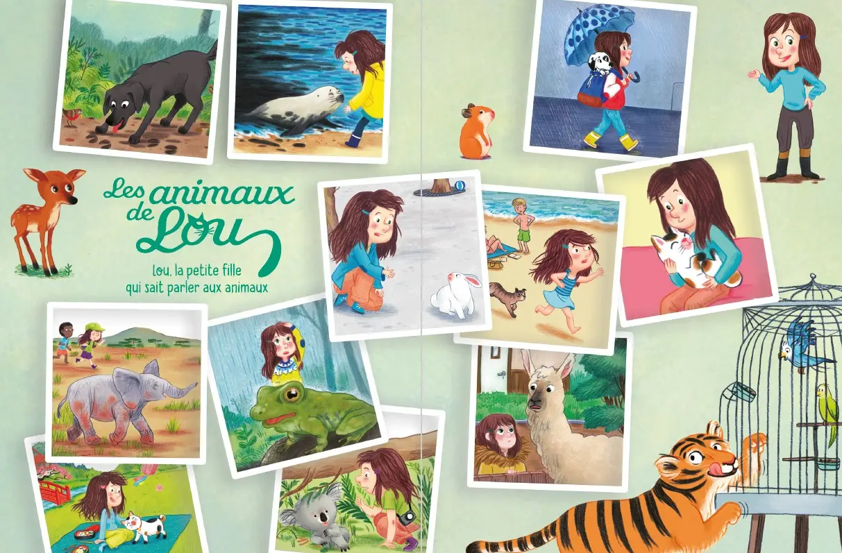 Les Animaux de Lou - Enquête en Australie - Lune Bleue - Dès 6 ans - Roman - 9782095060558 - page interieure 1