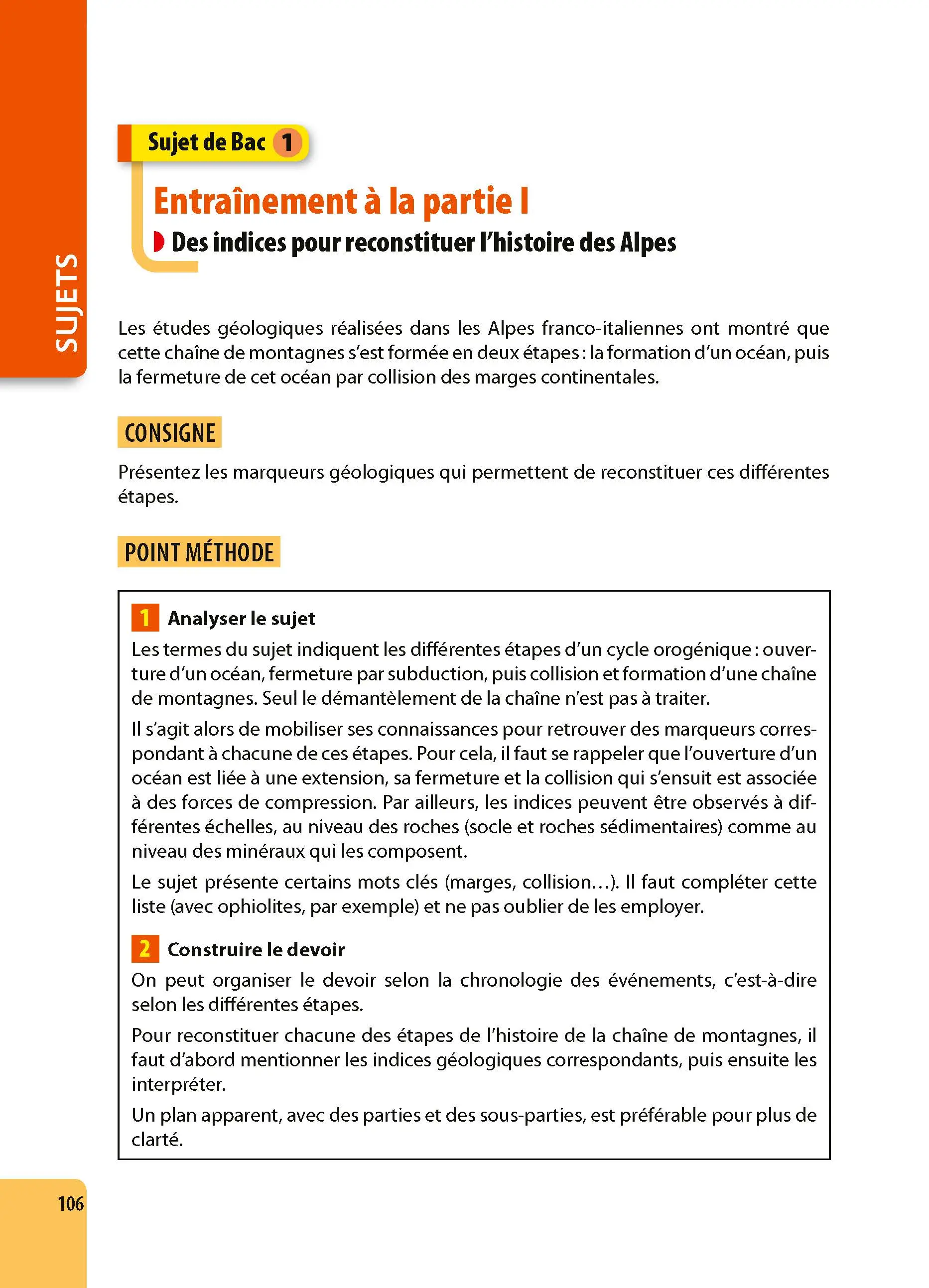 SVT Terminale - ABC Excellence - Bac 2027 - Enseignement de spécialité Tle - Cours complets, Notions-clés et vidéos, Points méthode, Exercices et corrigés détaillés - Livre de cours, méthode et exercices - 9782091571423 -  [page intérieure 106]