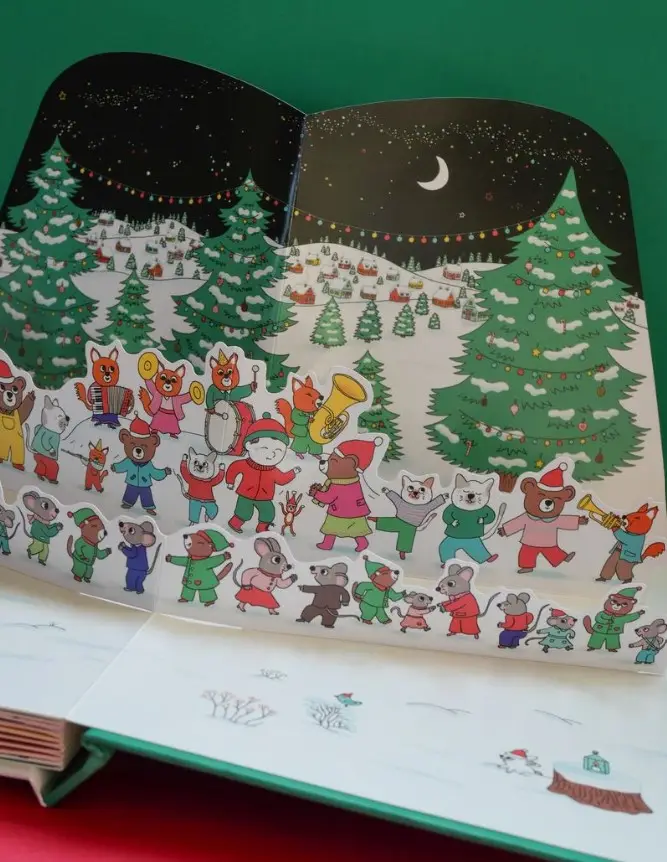 Livre pop-up magique pour attendre Noël : Max et Lapin, Le sapin des voisins - A partir de 3 ans - Album(s) - 9782095027728 - page intérieure 11