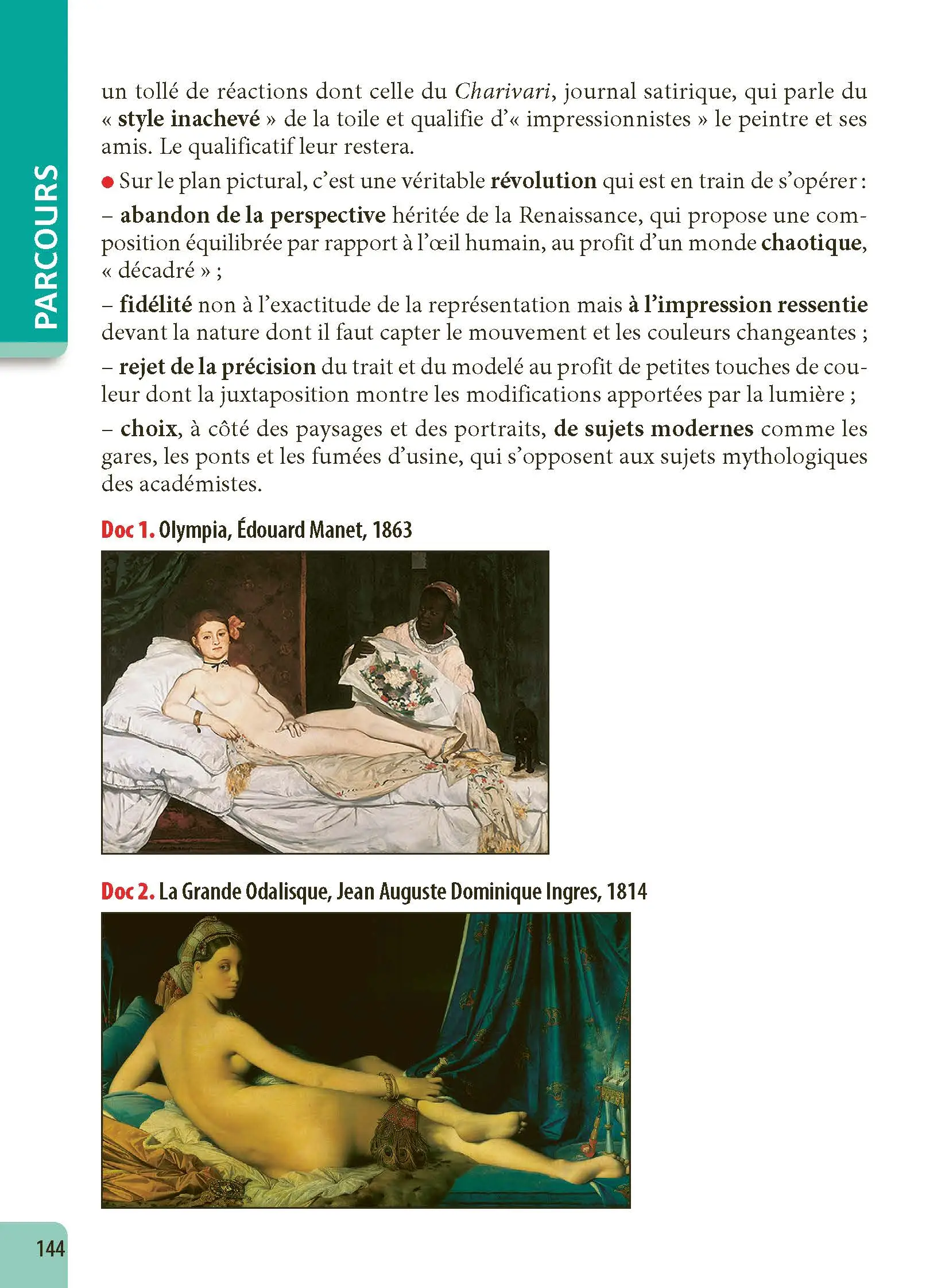Français 2de - ABC Excellence - Programme de seconde 2026-2027 - Cours complets, Notions-clés et vidéos, Points méthode, Exercices et corrigés détaillés - Livre de cours, méthode et exercices - 9782091571362 -  [page intérieure 144]