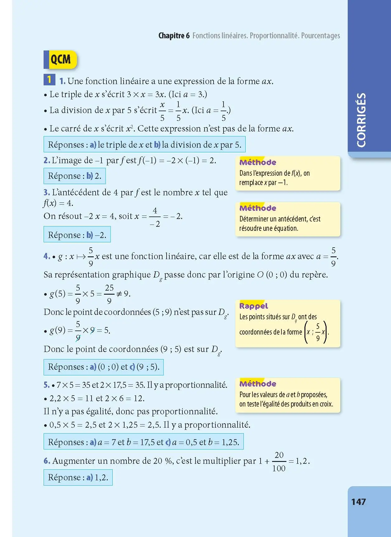 Maths 3e - ABC Excellence - Le Brevet brillamment - Cours, Méthode, Exercices - Brevet 2027 - Livre de cours, méthode et exercices - 9782091571324 - page intérieure 147