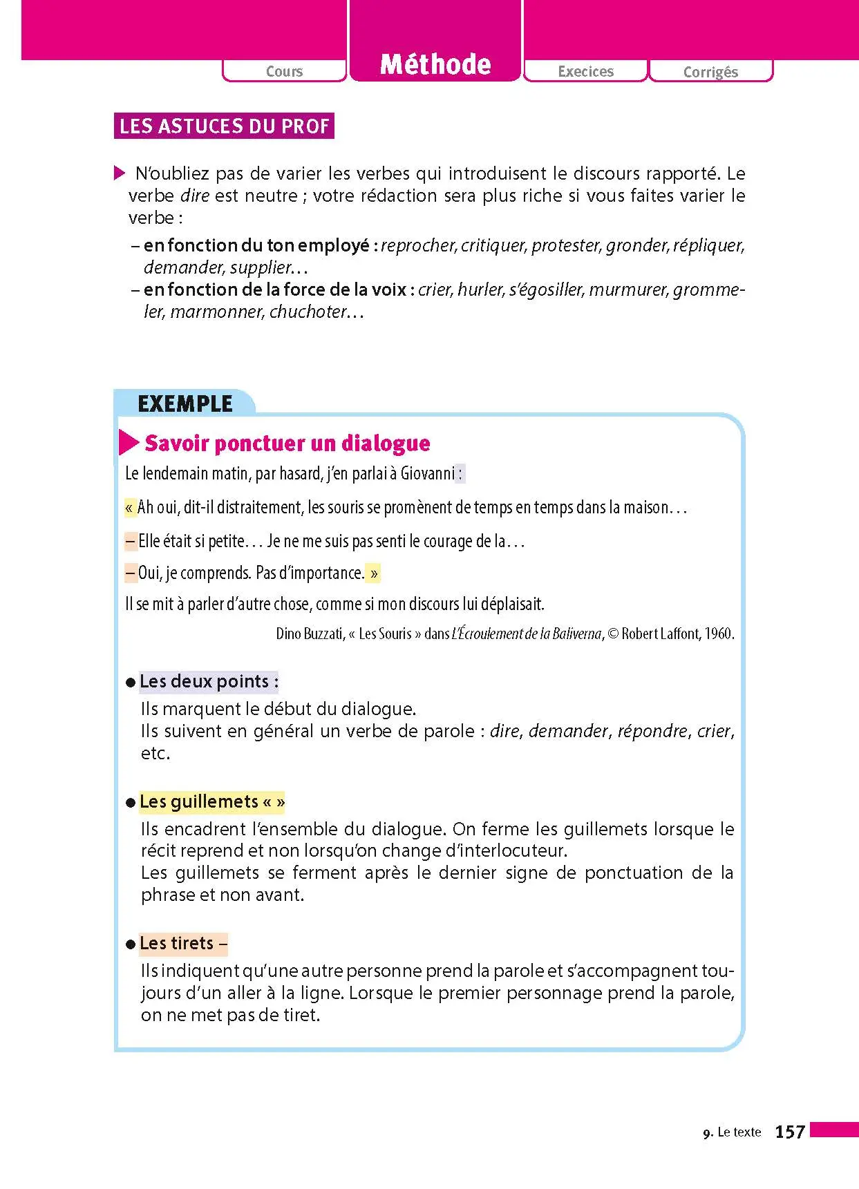 Français 3e - ABC Réussite - Le Brevet efficace - Cours, Méthode, Exercices - Brevet 2027 - Livre de cours, méthode et exercices - 9782091571041 - page intérieure 157