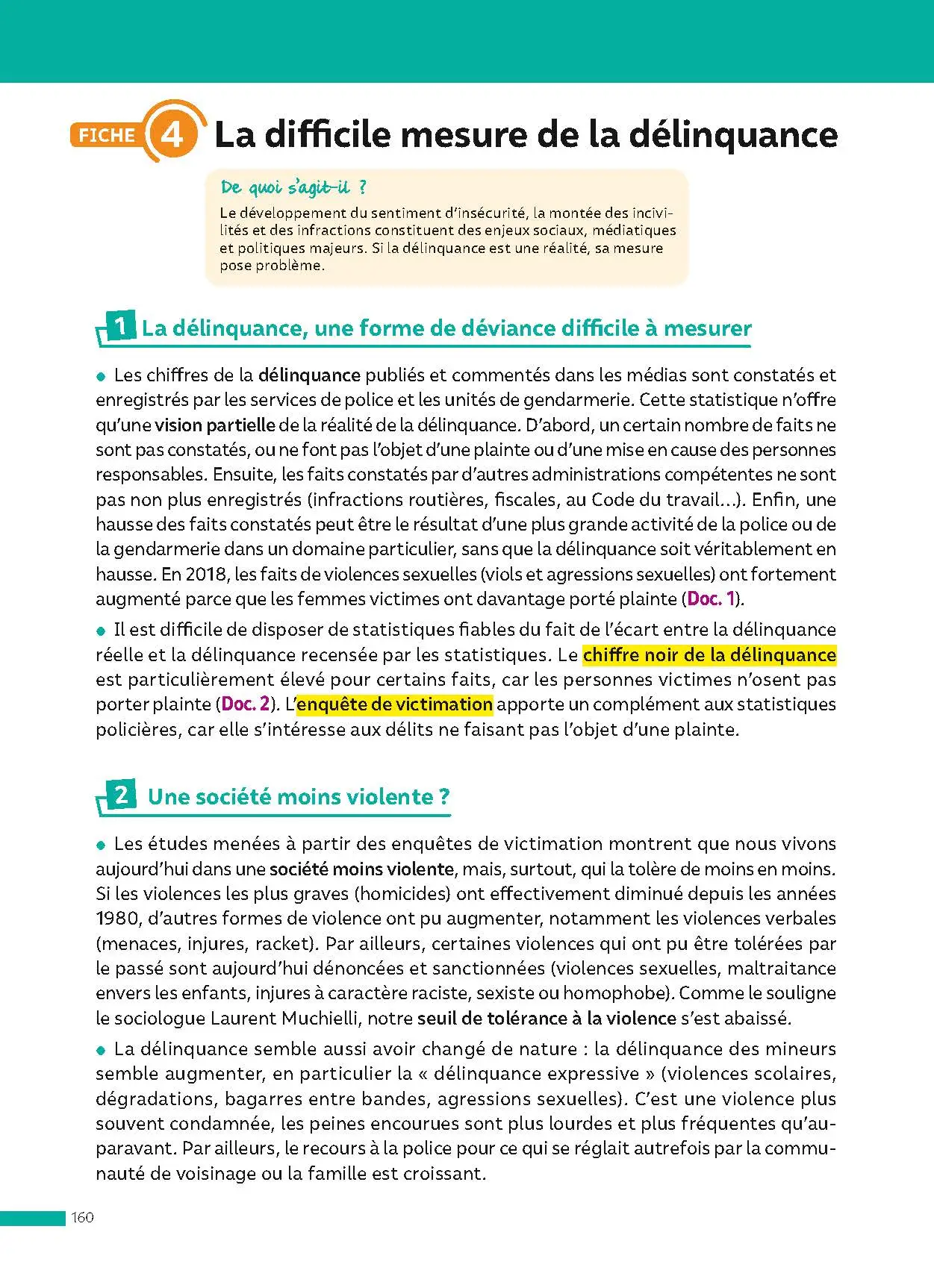 SES 1re (Sciences économiques et sociales) - ABC Réussite - Bac 2027 - Programme de première 2026-2027 - Enseignement de spécialité - Cours, Méthode, Exercices et Corrigés guidés - EPUB - Livre de cours, méthode et exercices - 9782095014223 - page intérieure 160