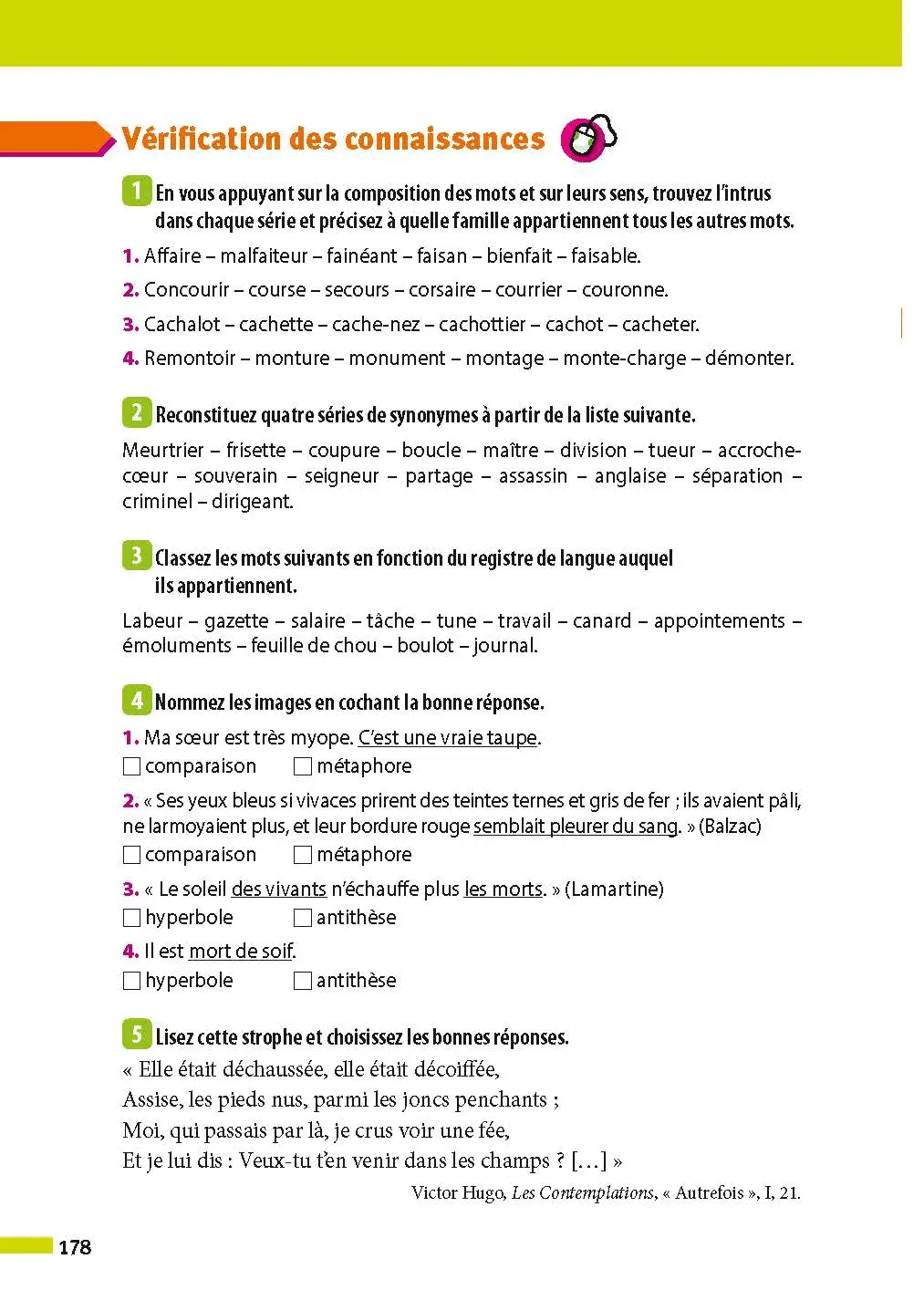 Anglais 3e - ABC Réussite - Le Brevet efficace - Cours, Méthode, Exercices - Brevet 2027 - Livre de cours, méthode et exercices - 9782091571072 - page intérieure 178