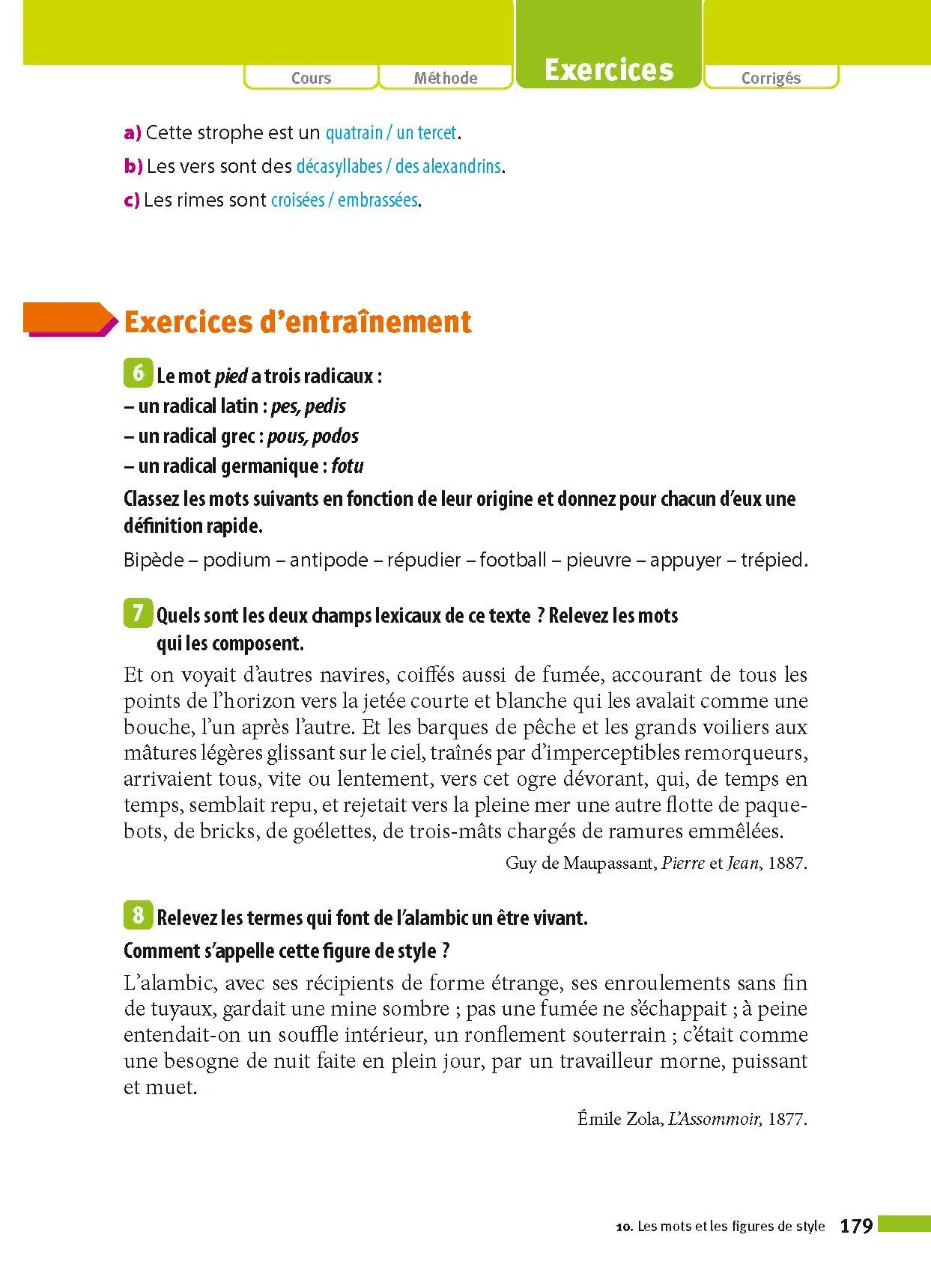 Anglais 3e - ABC Réussite - Le Brevet efficace - Cours, Méthode, Exercices - Brevet 2027 - Livre de cours, méthode et exercices - 9782091571072 - page intérieure 179