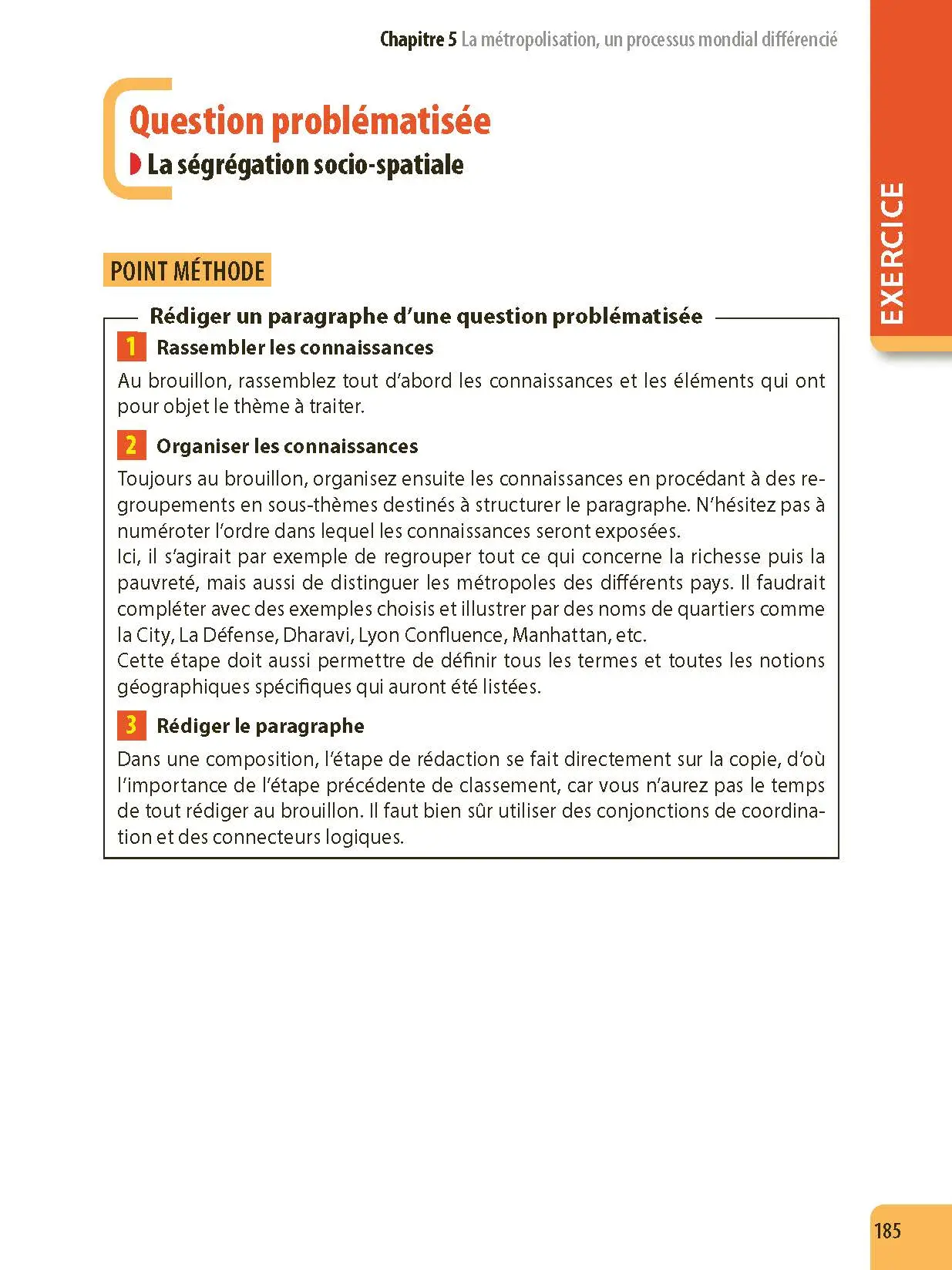 Histoire-Géographie 1re - ABC Excellence - Bac 2027 - Programme de première 2026-2027 - Enseignement commun - Cours complets, Notions-clés et vidéos, Points méthode, Exercices et corrigés détaillés - Livre de cours, méthode et exercices - 9782095018047 -  [page intérieure 185]