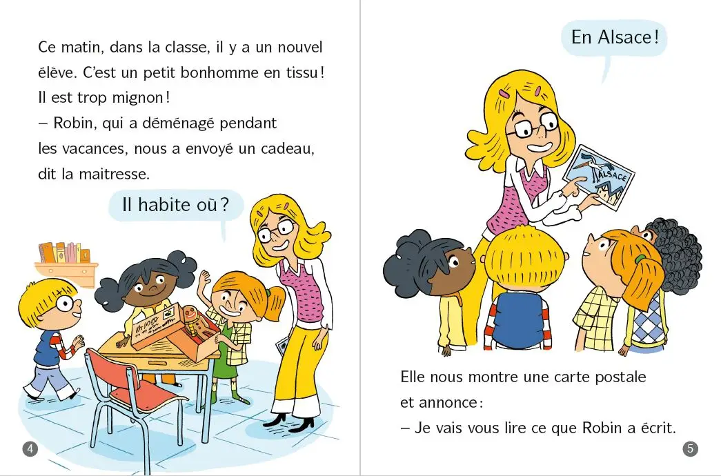 Frissons au CP : Nom d'un petit bonhomme ! - Lune bleue - Dès 6 ans - Roman - 9782095030384 - page-interieure 2