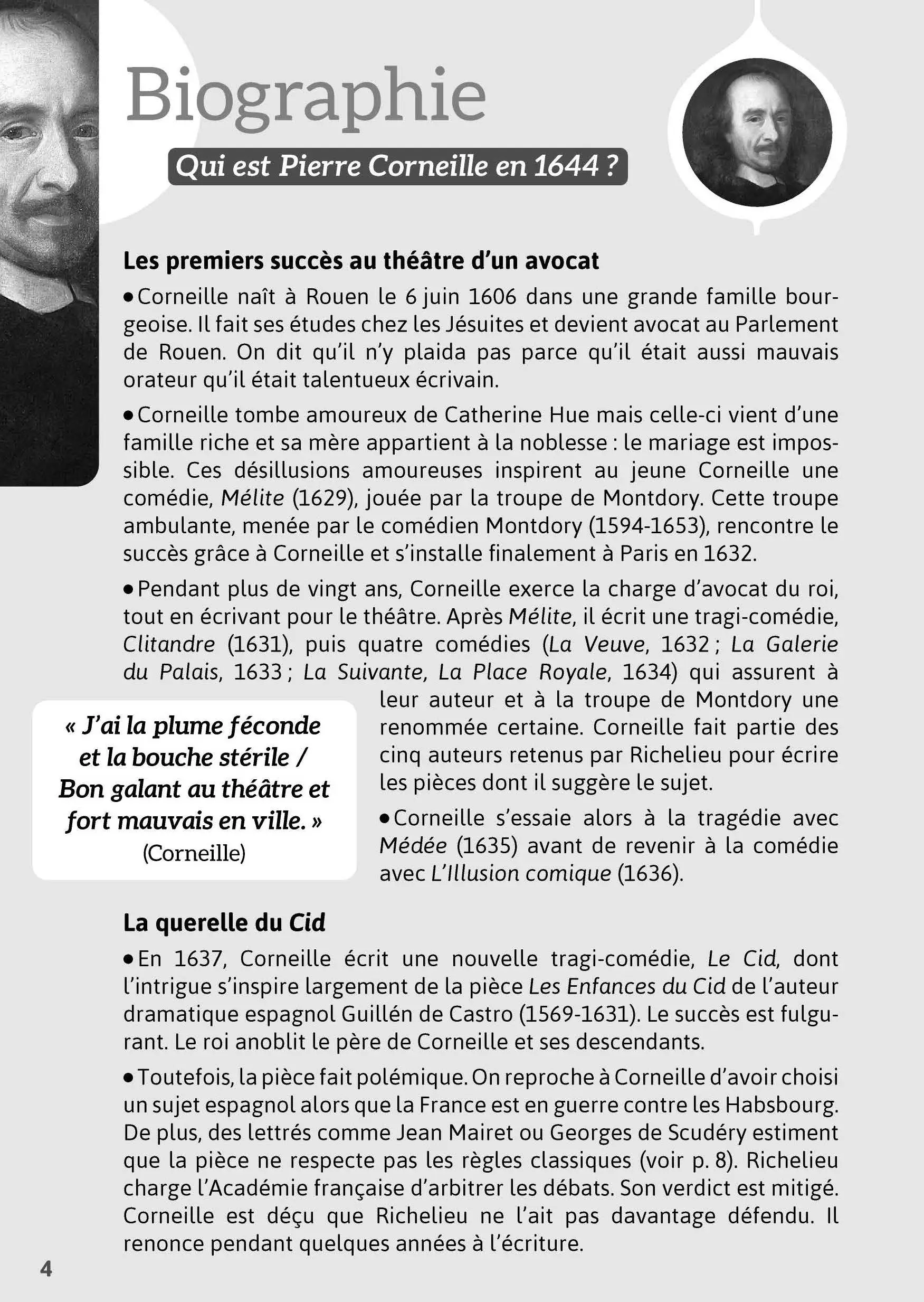 Le Menteur de Corneille - BAC Français 1re 2026 - Parcours : Mensonge et comédie - voies générale et technologique - édition intégrale prescrite - Classique pédagogique - 9782095032616 - Page intérieure 2