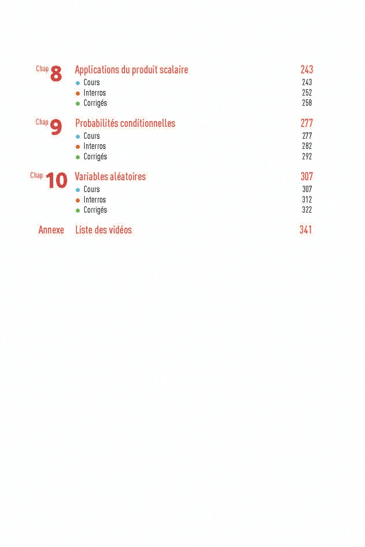 Maths Première - Interros des lycées 1re - Les vrais exos du BAC - + de 100 exercices avec corrigés détaillés - Bac 2027 - Cahier d'exercices - 9782095038625 - Page intérieure 2