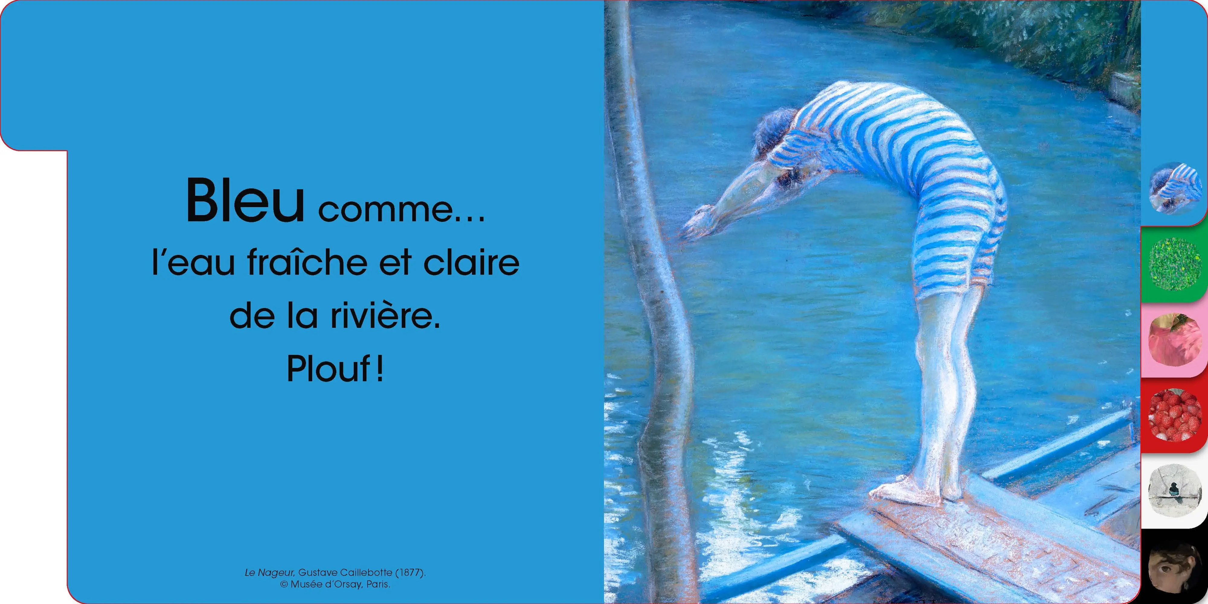 Tralal'art - Découvrir les couleurs à travers 8 tableaux célèbres ! Livre d'éveil artistique pour bébé dès 12 mois - Livre d'éveil - 9782095042646 - page-interieure 2
