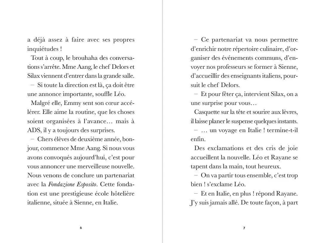 La brigade des pâtissiers - Le meilleur tiramisu - dès 8 ans - Roman - 9782095059101 - page interieure 2