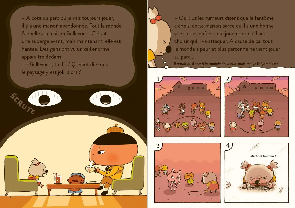 Détective Prout - Tome 7 : L'énigme de la maison Bellevue - Une série de romans-jeux d'enquêtes à découvrir à partir de 6 ans - Roman - 9782095065102 - page interieure 2