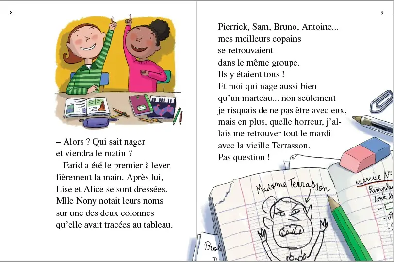 Nico, comme une grenouille ! - Dès 7 ans - Roman - 9782095066321 - page interieure 2