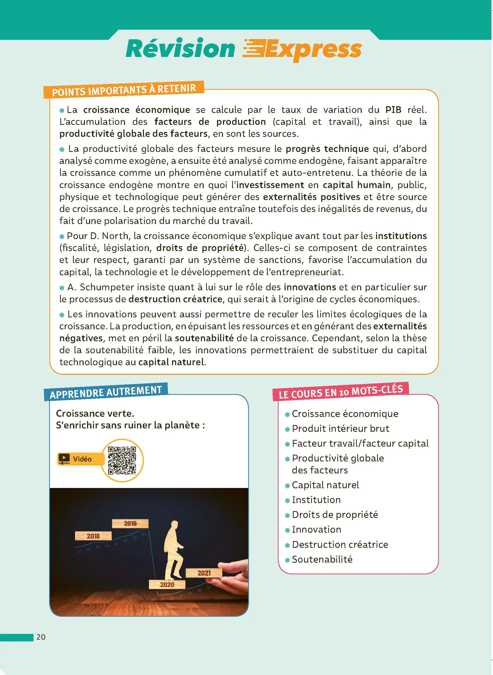 SES Terminale (Sciences économiques et sociales) - ABC Réussite - Bac 2027 - Enseignement de spécialité Tle - Cours, Méthode, Exercices et Sujets corrigés - EPUB - Livre de cours, méthode et exercices - 9782095014315 - page intérieure 20