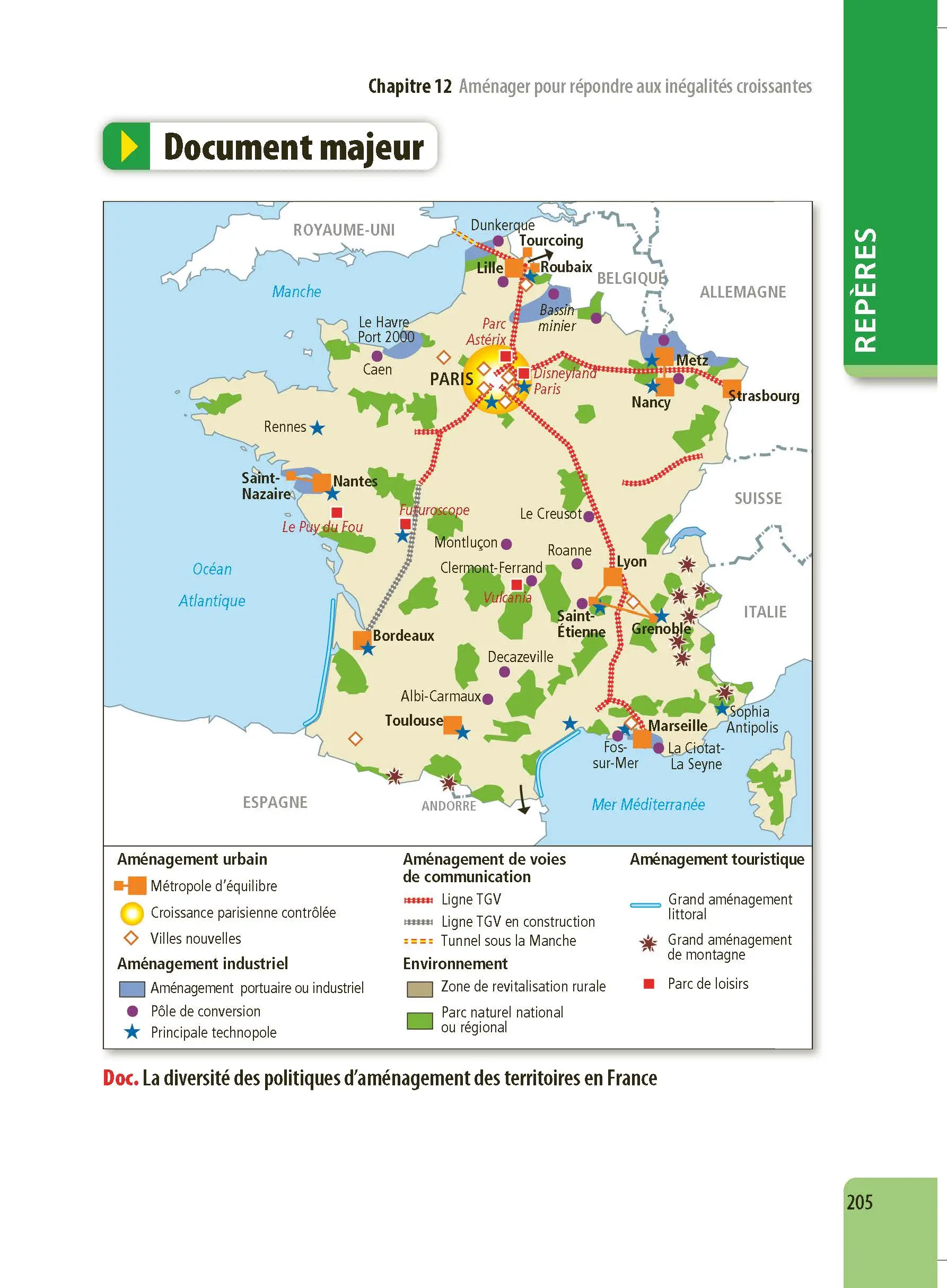 Histoire-Géographie / EMC (Enseignement moral et civique) 3e - ABC Excellence - Le Brevet brillamment - Cours, Méthode, Exercices - Brevet 2027 - Livre de cours, méthode et exercices - 9782091571348 - page intérieure 205
