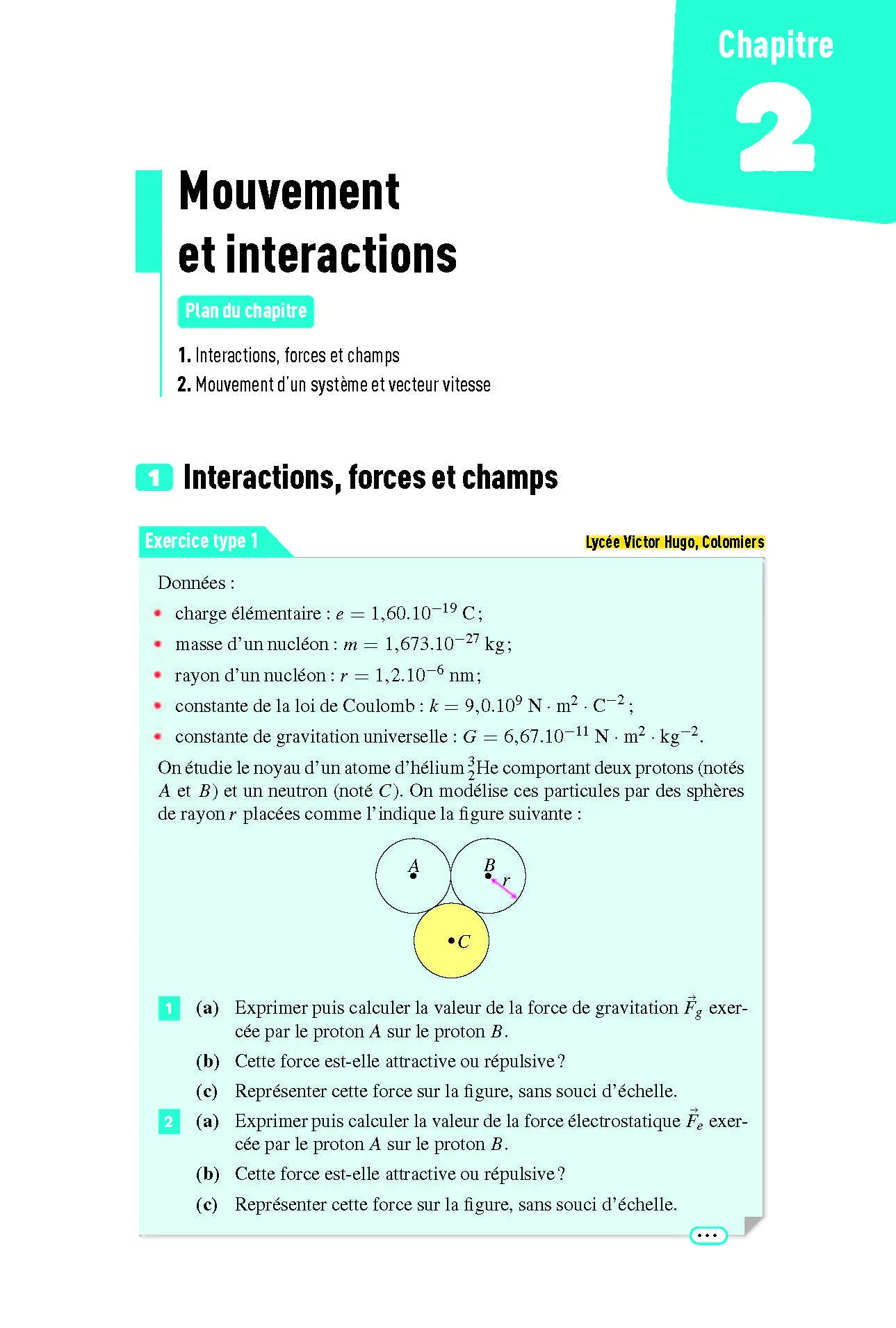 Physique-Chimie Première - Interros des lycées 1re - Les vrais exos du BAC - + de 100 exercices avec corrigés détaillés - Bac 2027 - Cahier d'exercices - 9782091574165 - page intérieure 21