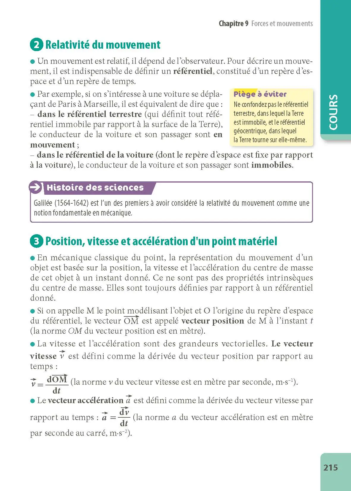 Physique-Chimie Terminale - Pour viser la prépa scientifique - ABC Excellence Ambition prépa - Bac 2027 - Enseignement de spécialité Tle - Cours, Approfondissement, Méthode, Exercices et Sujets - EPUB - Livre de cours, méthode et exercices - 9782095050337 - page intérieure 215