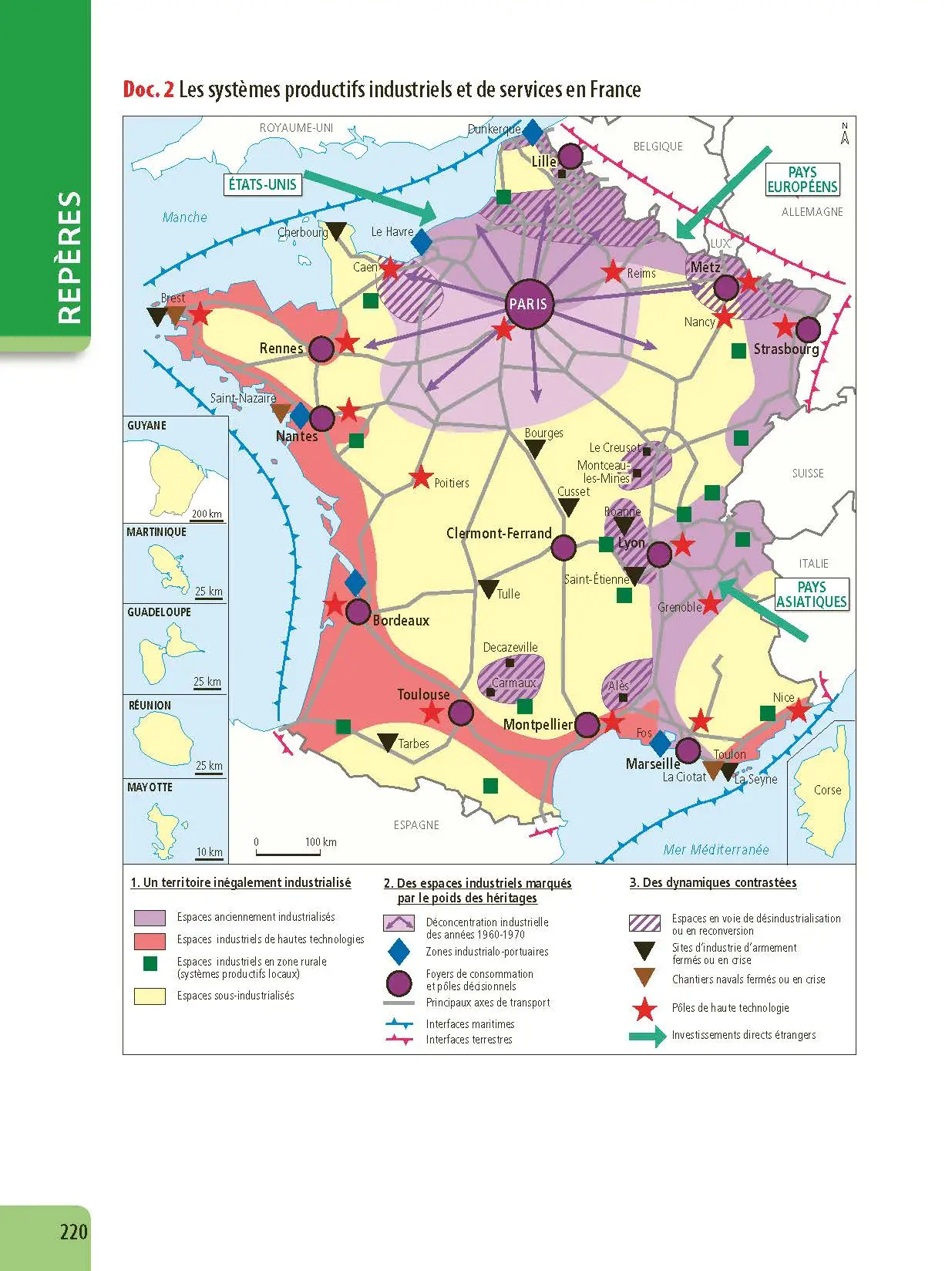 Histoire-Géographie 1re - ABC Excellence - Bac 2027 - Programme de première 2026-2027 - Enseignement commun - Cours complets, Notions-clés et vidéos, Points méthode, Exercices et corrigés détaillés - Livre de cours, méthode et exercices - 9782095018047 -  [page intérieure 220]