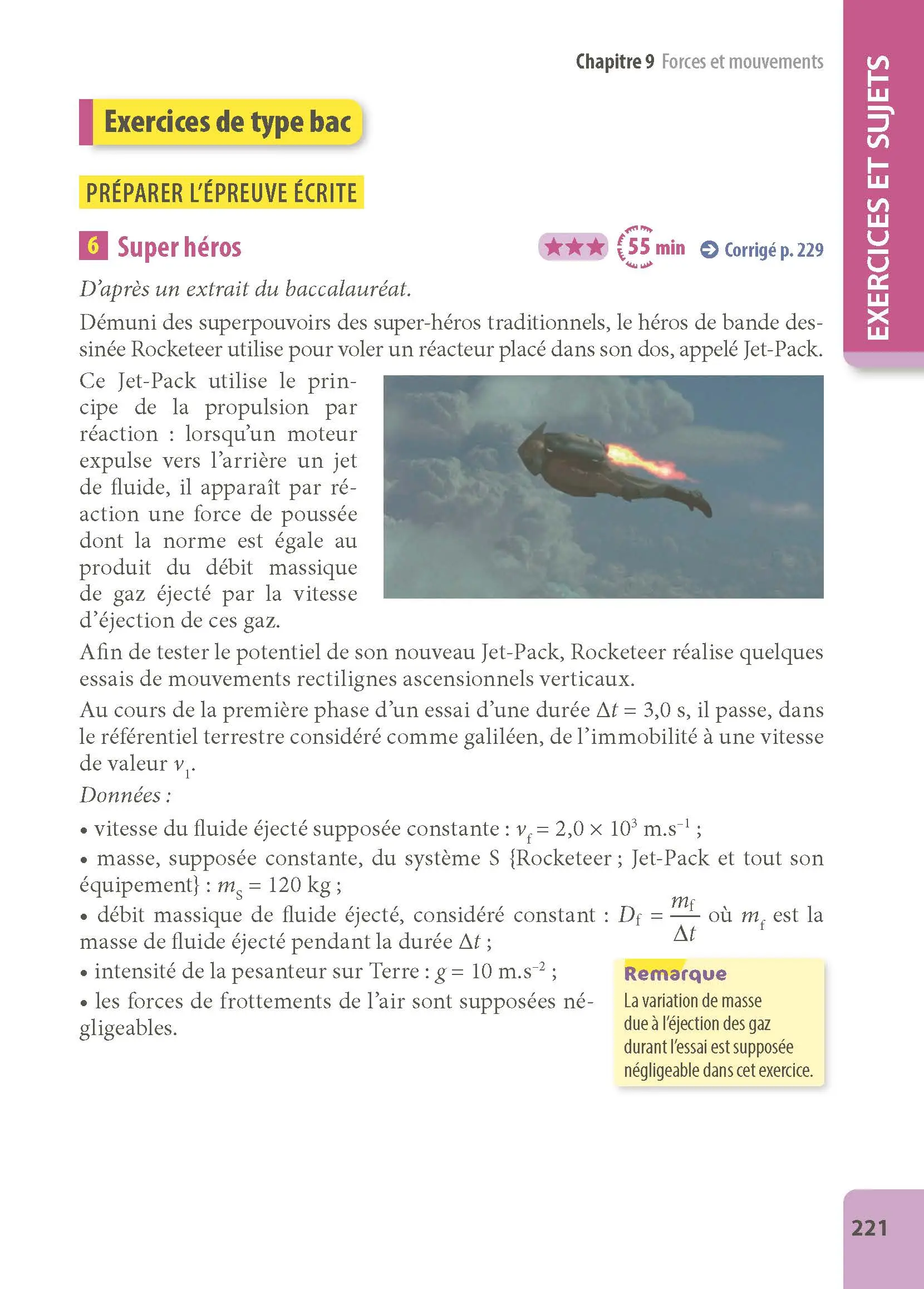 Physique-Chimie Terminale - Pour viser la prépa scientifique - ABC Excellence Ambition prépa - Bac 2027 - Enseignement de spécialité Tle - Cours, Approfondissement, Méthode, Exercices et Sujets - Livre de cours, méthode et exercices - 9782095045708 - page intérieure 221