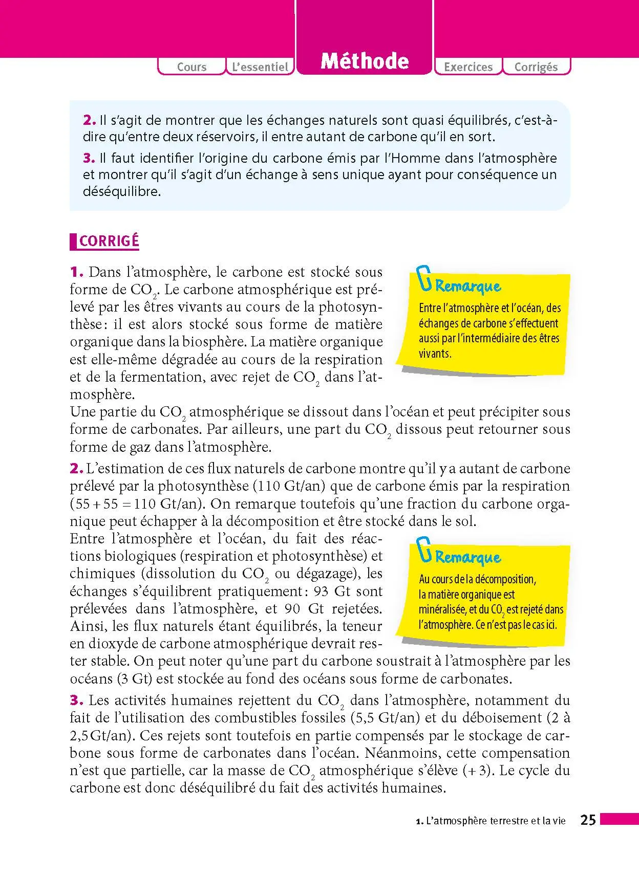 Enseignement scientifique Terminale - ABC Réussite - Bac 2027 - Enseignement commun Tle - Cours, Méthode, Exercices et Sujets corrigés - EPUB - Livre de cours, méthode et exercices - 9782095014278 - page intérieure 25