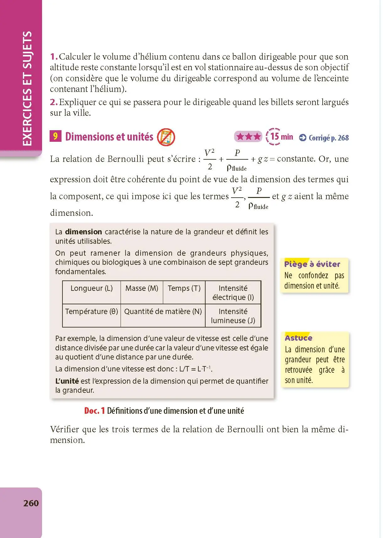 Physique-Chimie Terminale - ABC Excellence - Bac 2027 - Enseignement de spécialité Tle - Cours complets, Notions-clés et vidéos, Points méthode, Exercices et corrigés détaillés - Livre de cours, méthode et exercices - 9782091571393 -  [page intérieure 260]