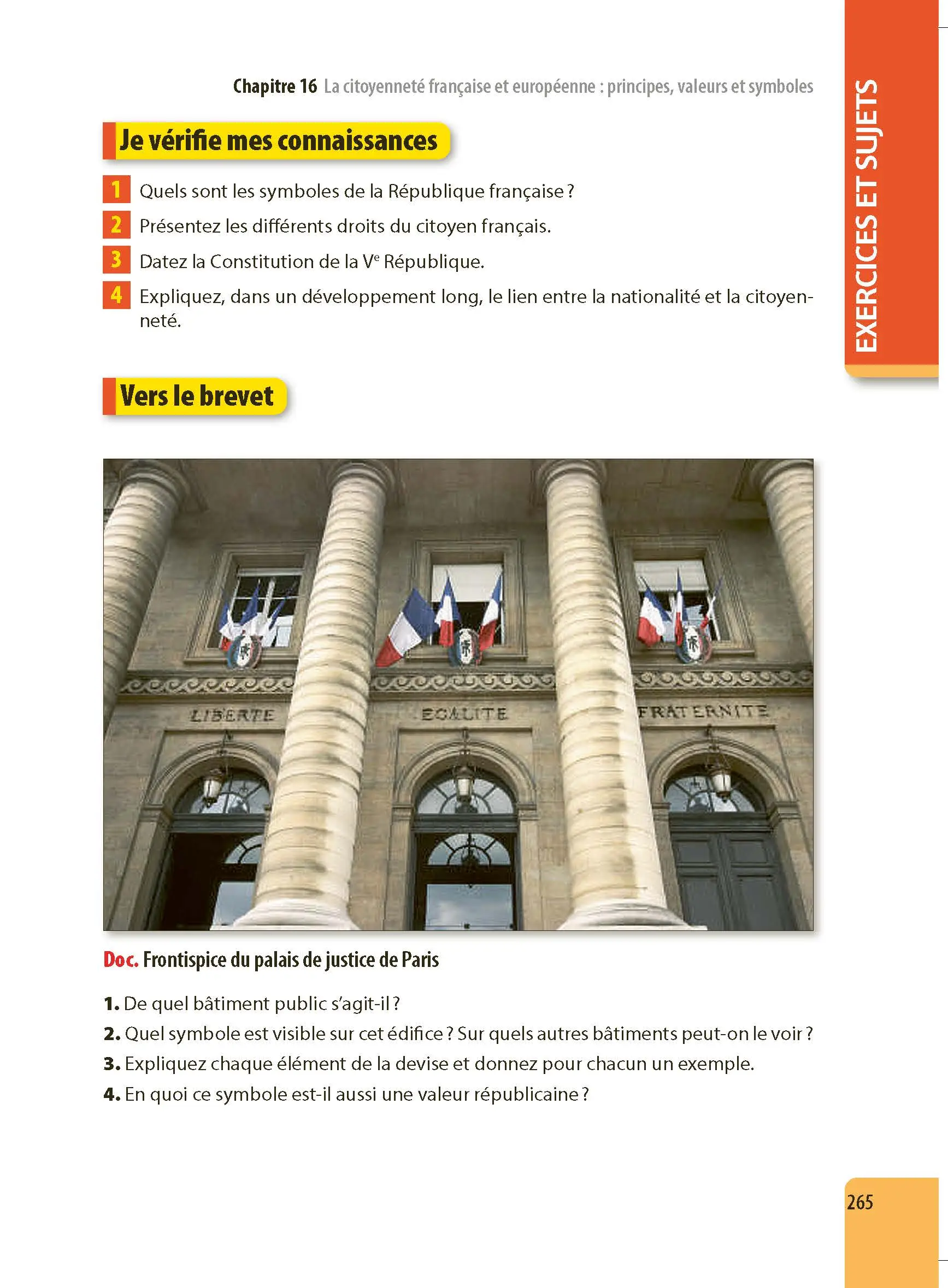 Histoire-Géographie-EMC (Enseignement moral et civique) 3e - ABC Excellence - Le Brevet brillamment - Cours, Méthode, Exercices - Brevet 2027 - EPUB - Livre de cours, méthode et exercices - 9782095014346 - page intérieure 265