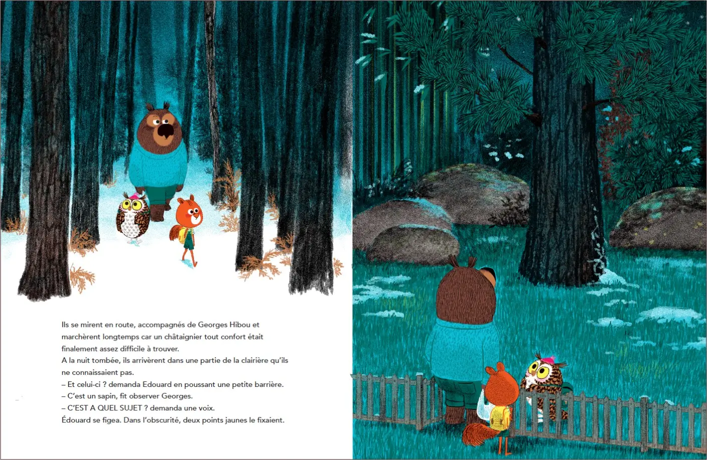Chantons sous la lune - Livre musical lu et chanté par François Morel - Dès 3 ans - Album(s) - 9782092491393 - page-interieure 3