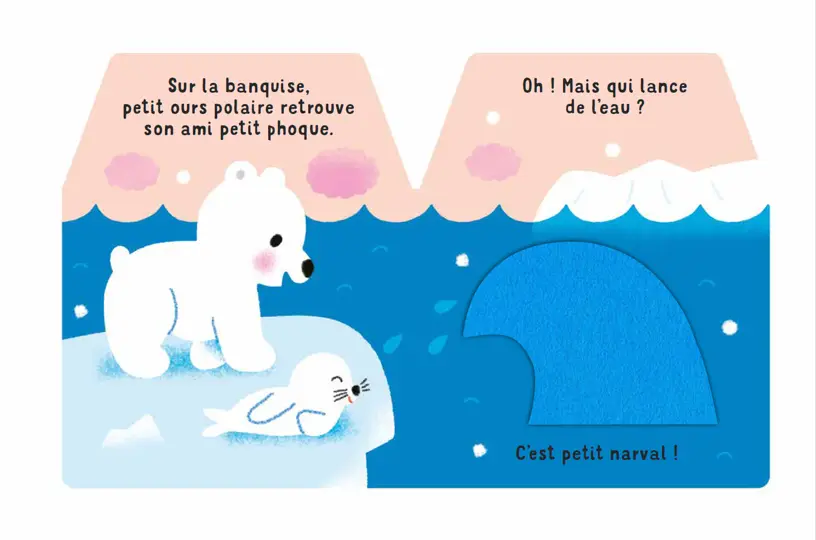 Cache-Cache petit ours polaire - Livre d'éveil - Dès 6 mois - Livre d'éveil - 9782095026691 - page-interieure 3