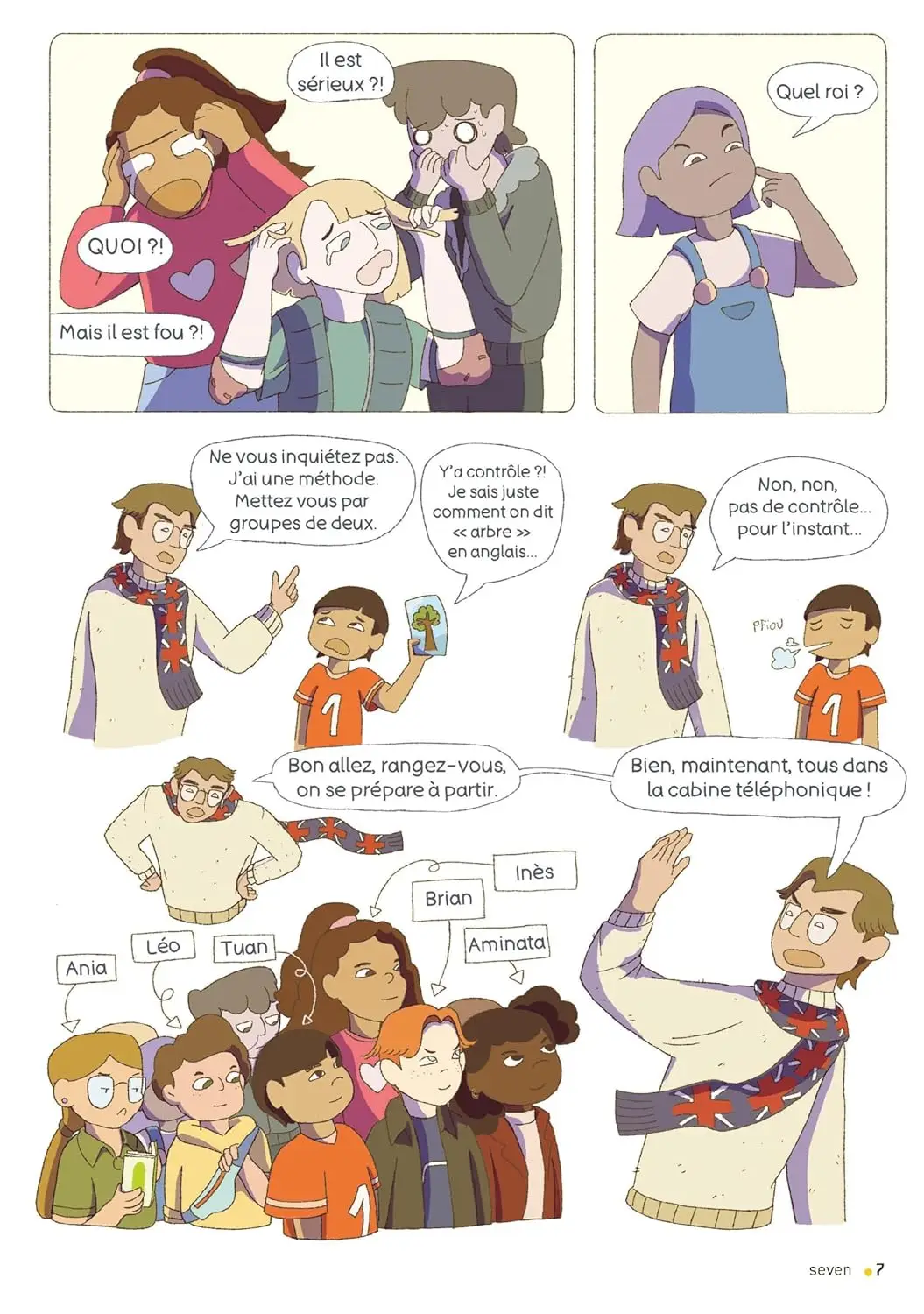 Panic in London! - Collection Bubble up : les BD pour apprendre et réviser l'anglais / niveau débutant (A1 / A2) - Cahier de l'élève - 9782095034801 - page intérieure 3