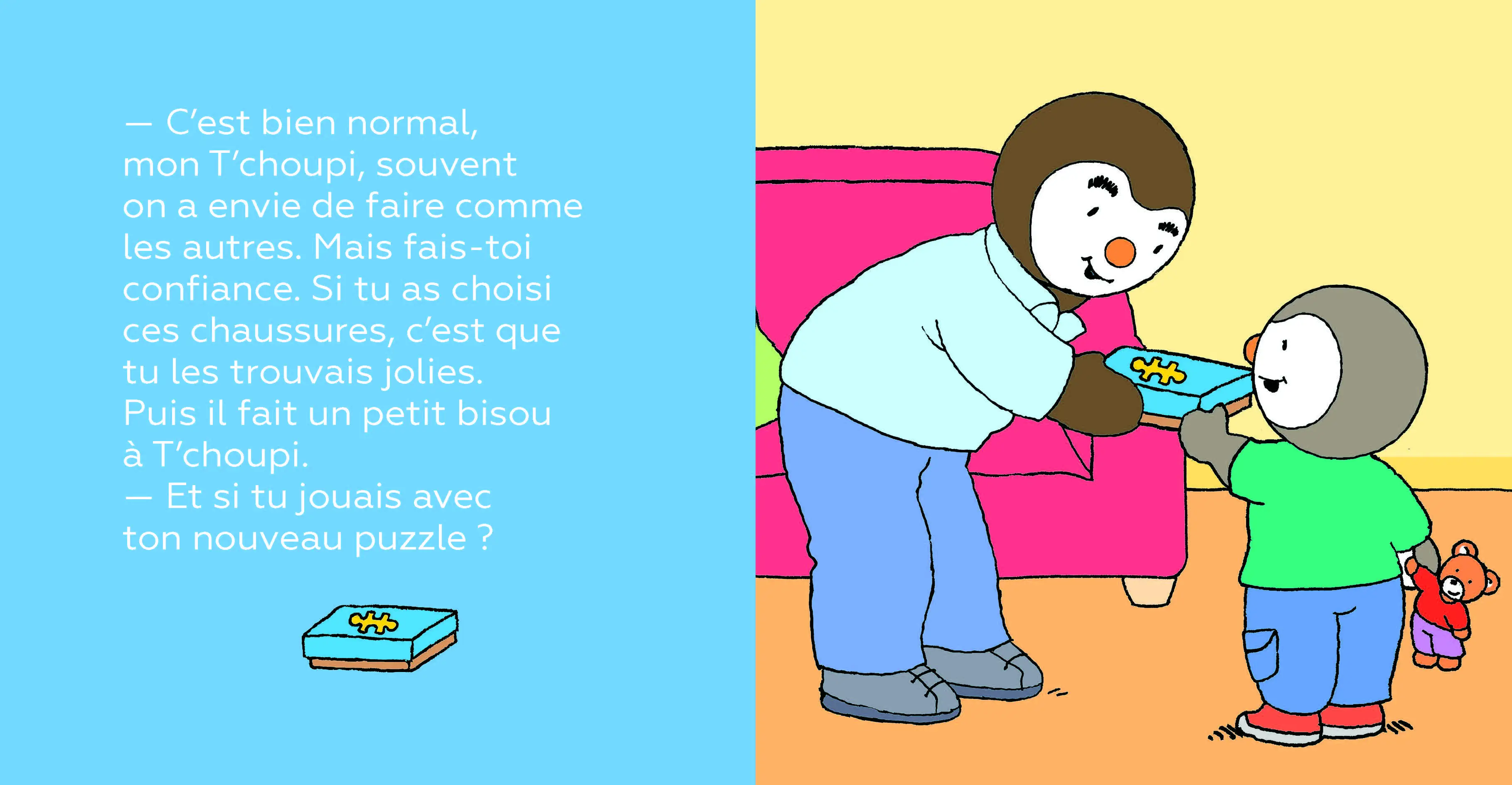 T'choupi a de plus en plus confiance en lui - Les émotions de T'choupi - dès 2 ans - Album(s) - 9782095058715 - page interieure 3