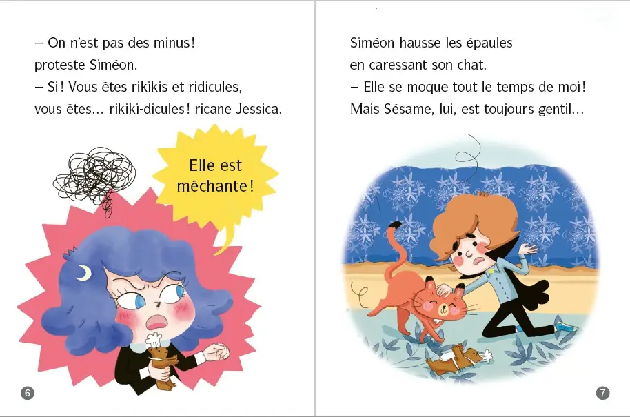 Amélie Maléfice : Le cadeau enchanté - Lune Bleue - Dès 6 ans - Roman - 9782095060244 - page interieure 3