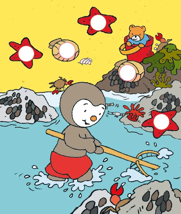 T'choupi - Mes gommettes Vive l'été - Plus de 150 gommettes repositionnables - dès 2 ans - Cahier d'activités - 9782095063078 - page interieure 3