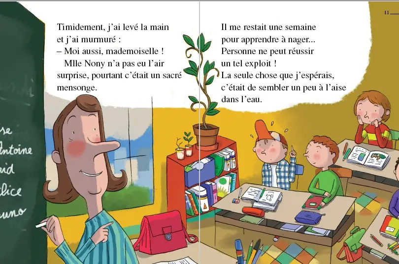 Nico, comme une grenouille ! - Dès 7 ans - Roman - 9782095066321 - page interieure 3