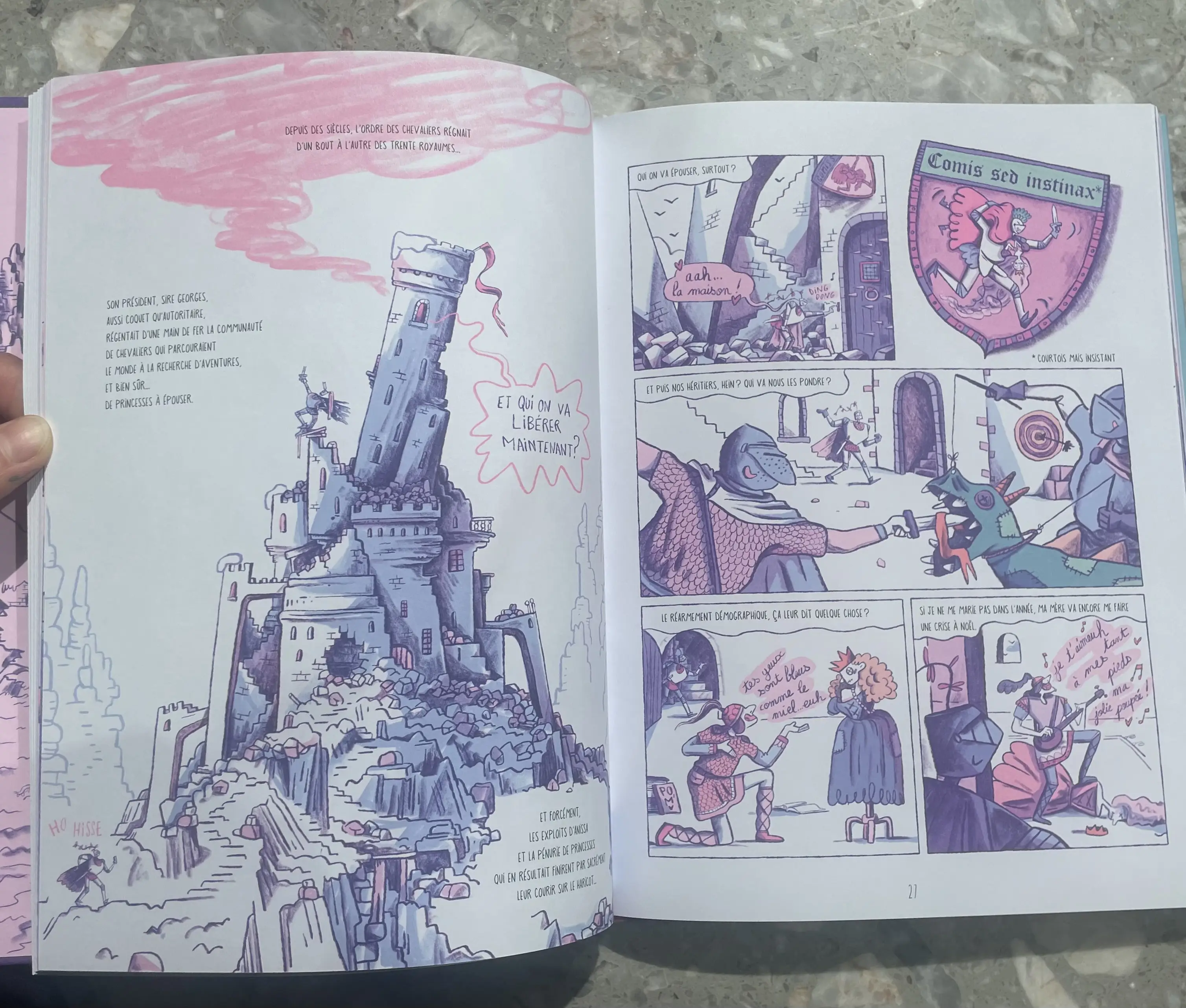 Pépouze - une histoire de chevalerie pas comme les autres ! - BD - BD - 9782095038786 - page interieure 3 new