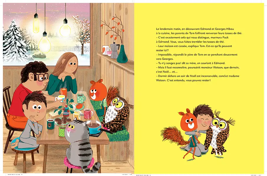 Chantons sous la lune - Livre musical lu et chanté par François Morel - Dès 3 ans - Album(s) - 9782092491393 - page-intérieure 4