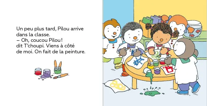 T'choupi rentre à l'école - Dès 2 ans - Album(s) - 9782092574232 - page interieure 4