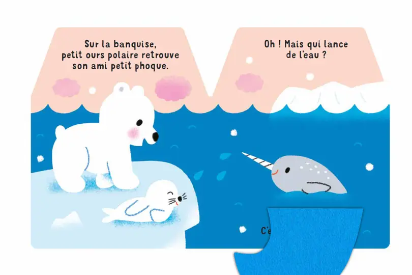 Cache-Cache petit ours polaire - Livre d'éveil - Dès 6 mois - Livre d'éveil - 9782095026691 - page-interieure 4