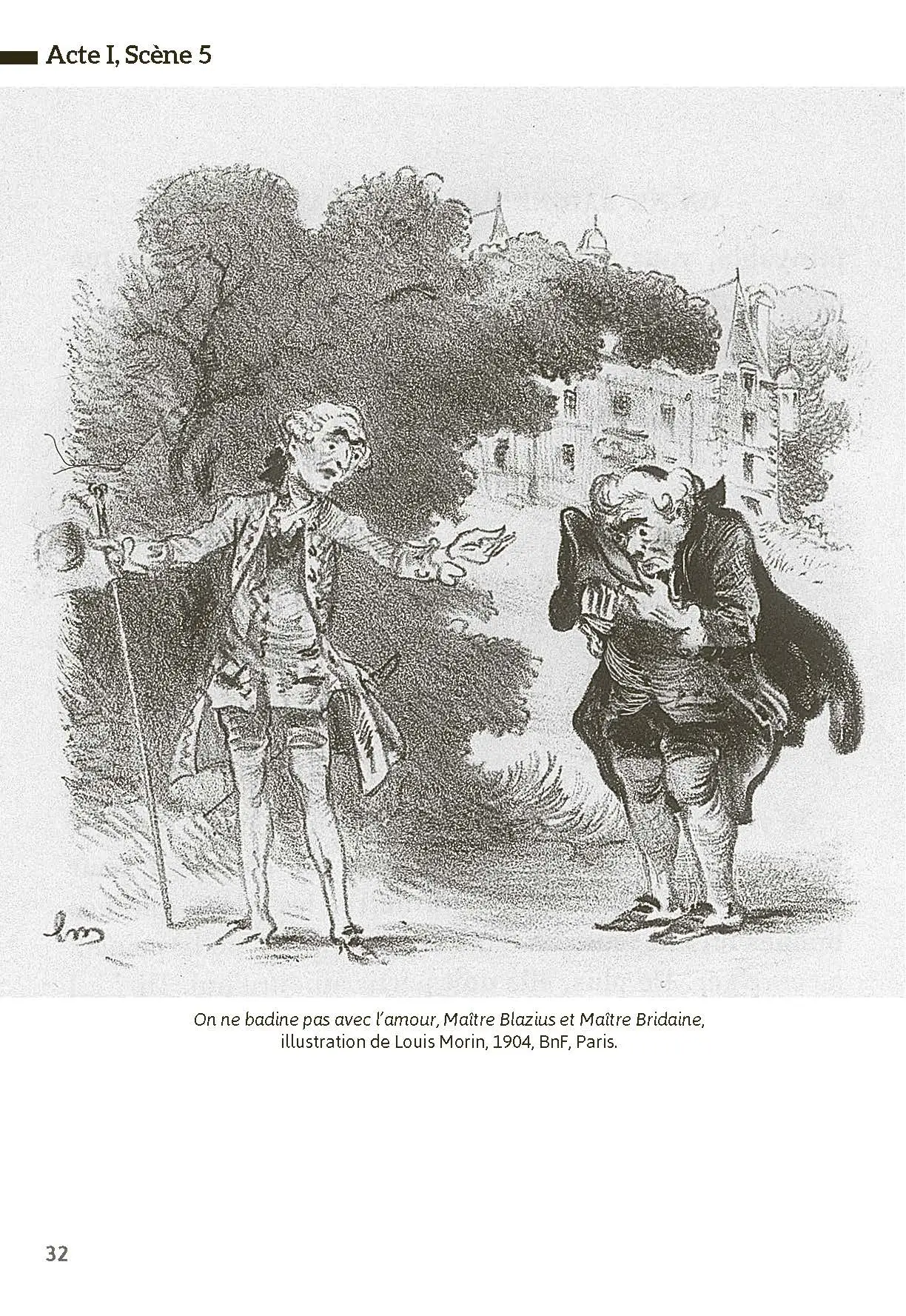 On ne badine pas avec l'amour de Alfred de Musset - BAC Français 1re 2026 - Parcours : Les jeux du coeur et de la parole - voies générale et technologique - édition intégrale prescrite - Classique pédagogique - 9782095032272 - Page intérieure 4