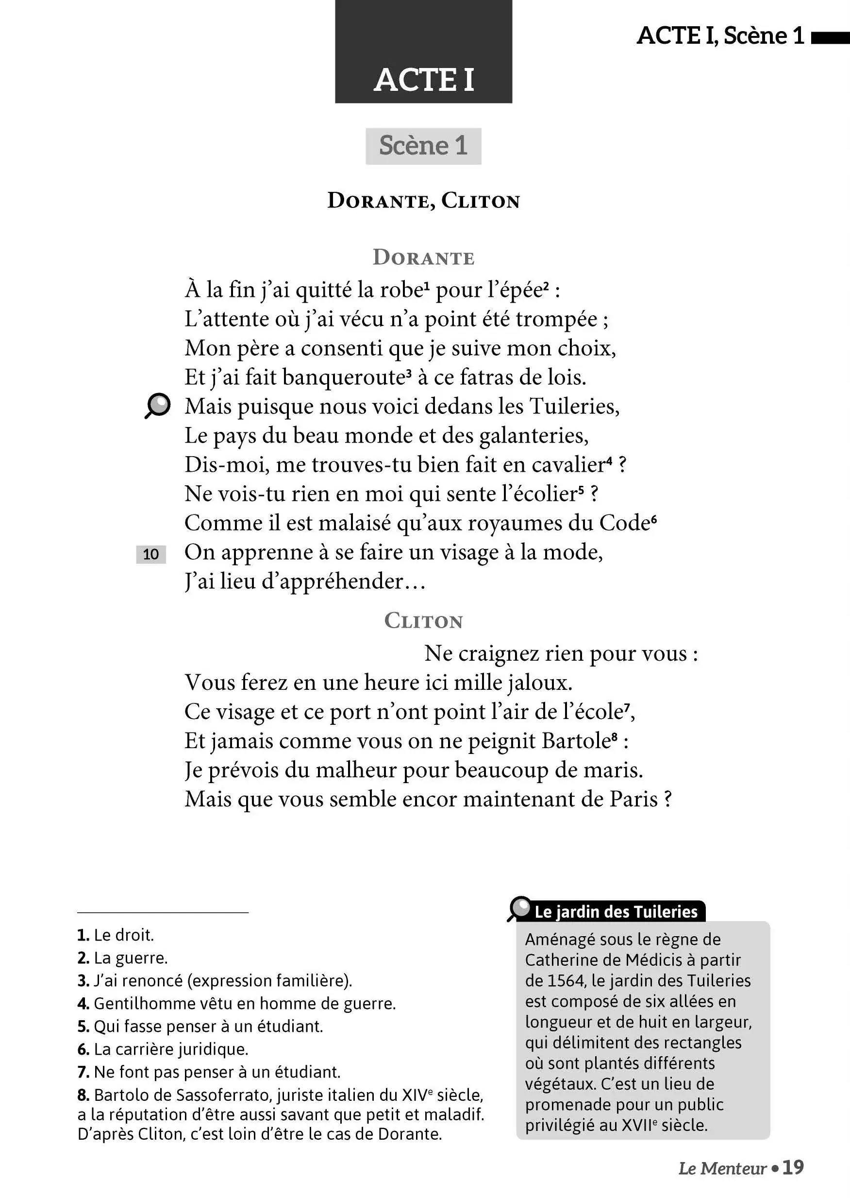 Le Menteur de Corneille - BAC Français 1re 2026 - Parcours : Mensonge et comédie - voies générale et technologique - édition intégrale prescrite - Classique pédagogique - 9782095032616 - Page intérieure 4