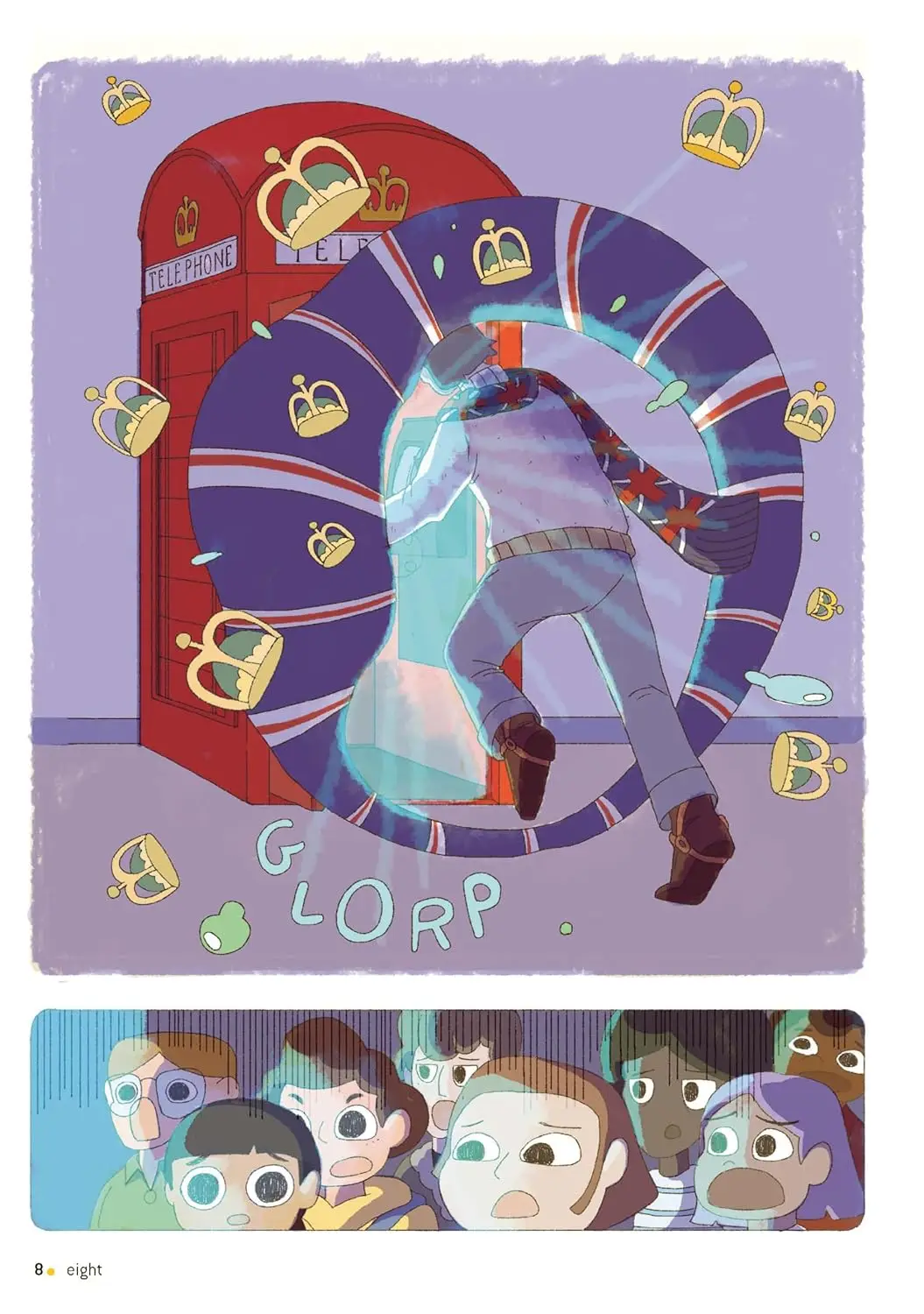 Panic in London! - Collection Bubble up : les BD pour apprendre et réviser l'anglais / niveau débutant (A1 / A2) - Cahier de l'élève - 9782095034801 - page intérieure 4