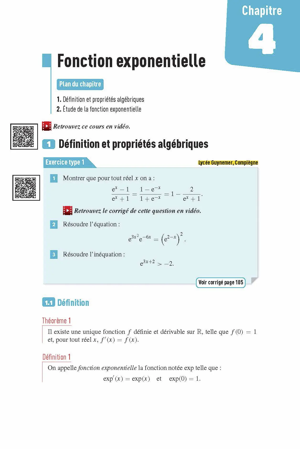 Maths Première - Interros des lycées 1re - Les vrais exos du BAC - + de 100 exercices avec corrigés détaillés - Bac 2027 - Cahier d'exercices - 9782095038625 - Page intérieure 4