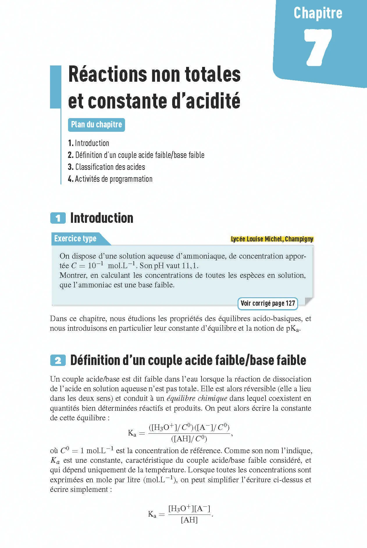 Physique-Chimie Terminale - Interros des lycées Tle - Les vrais exos du BAC - + de 100 exercices avec corrigés détaillés - BAC 2027 - Cahier d'exercices - 9782095038632 - Page intérieure 4
