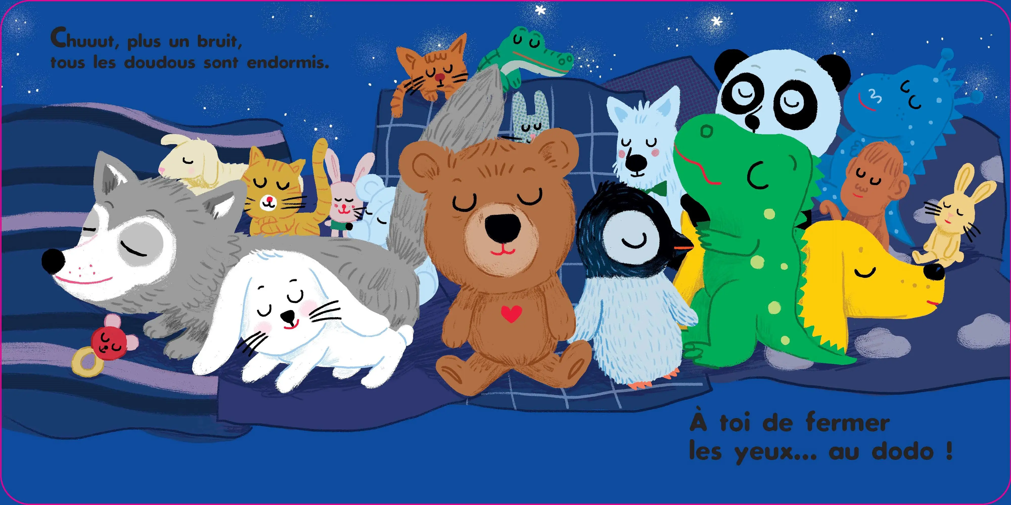 Au dodo - les doudous - Livre animé dès 6 mois - Pour accompagner le rituel du coucher des bébés - Livre d'éveil - 9782095042219 - page-interieure 4