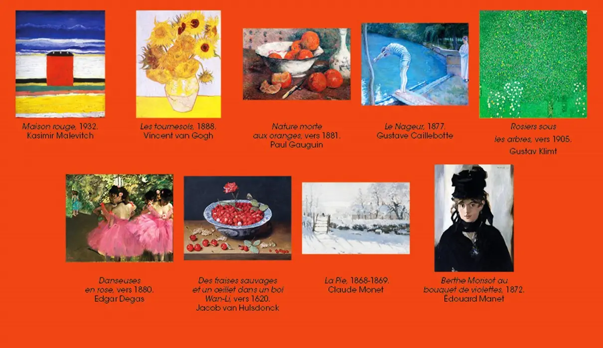 Tralal'art - Découvrir les couleurs à travers 8 tableaux célèbres ! Livre d'éveil artistique pour bébé dès 12 mois - Livre d'éveil - 9782095042646 - page-interieure 4