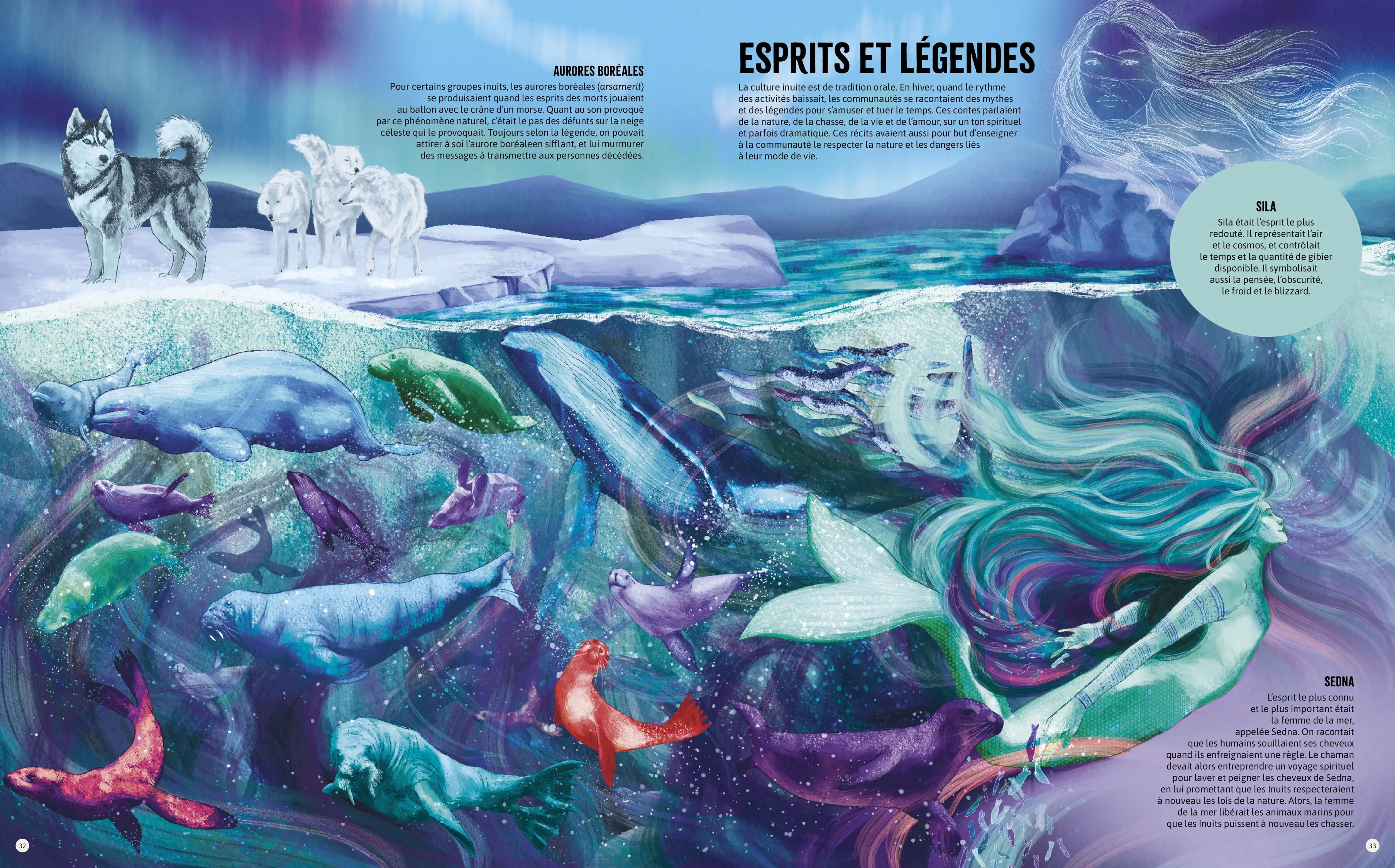 Inuites - La vie des femmes en Arctique - Un album documentaire à découvrir dès 10 ans - Livre documentaire - 9782095054151 - page interieure 4