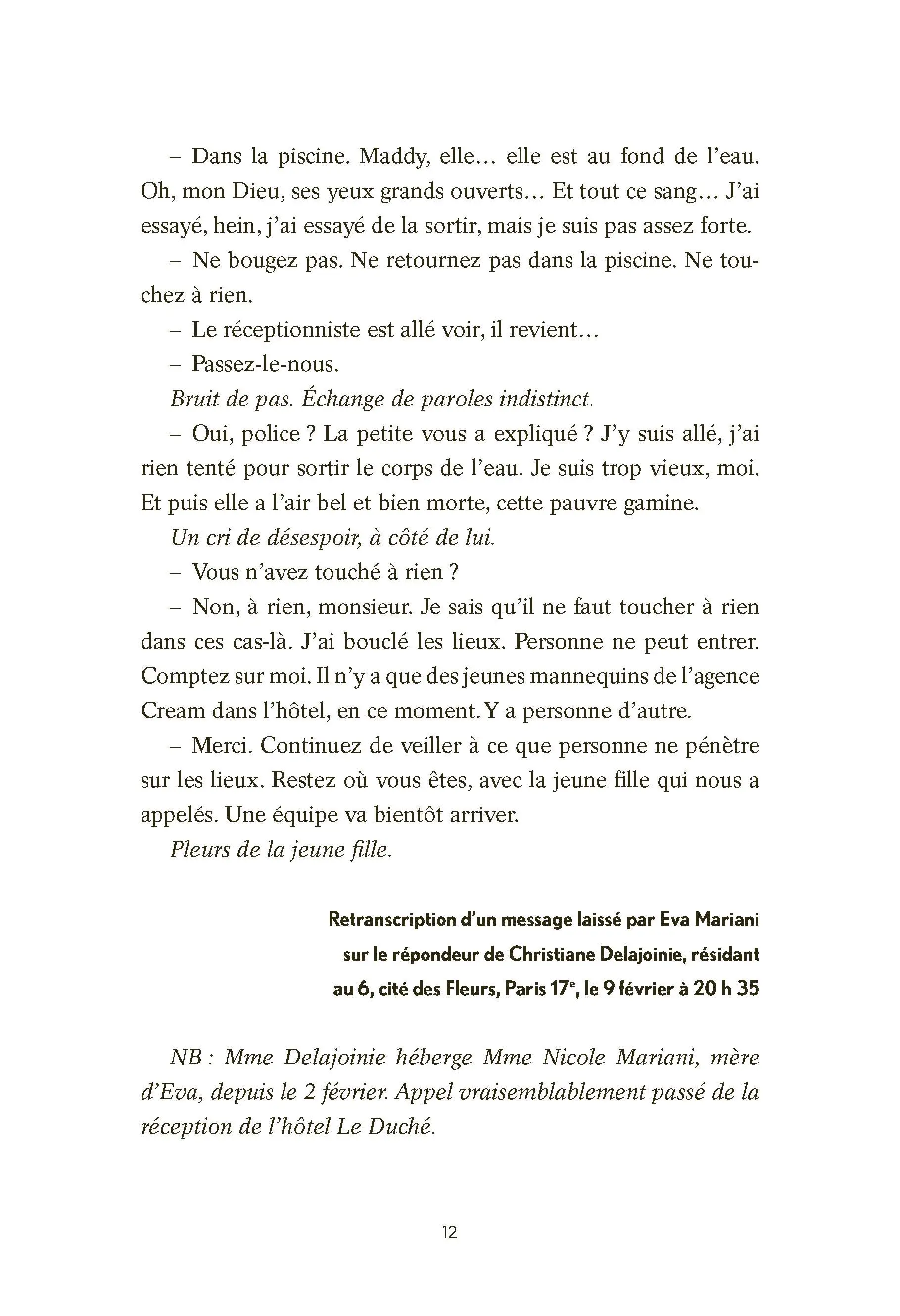 Qui a tué Madeline ? - Un thriller étonnant dans l'univers de la mode, entre dossier d'enquête et roman épistolaire - Dès 14 ans - Roman - 9782095059750 - page interieure 4